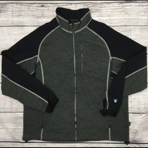 Kuhl Gray & Black Zip Up Jacket